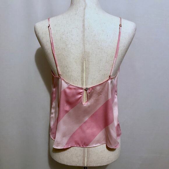 Victoria's Secret NWT Striped Pink Satin Cami Top Women Various - Picture 6 of 9